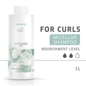 Wella Professionals NUTRICURLS Shampooing micellaire pour cheveux bouclés 1L